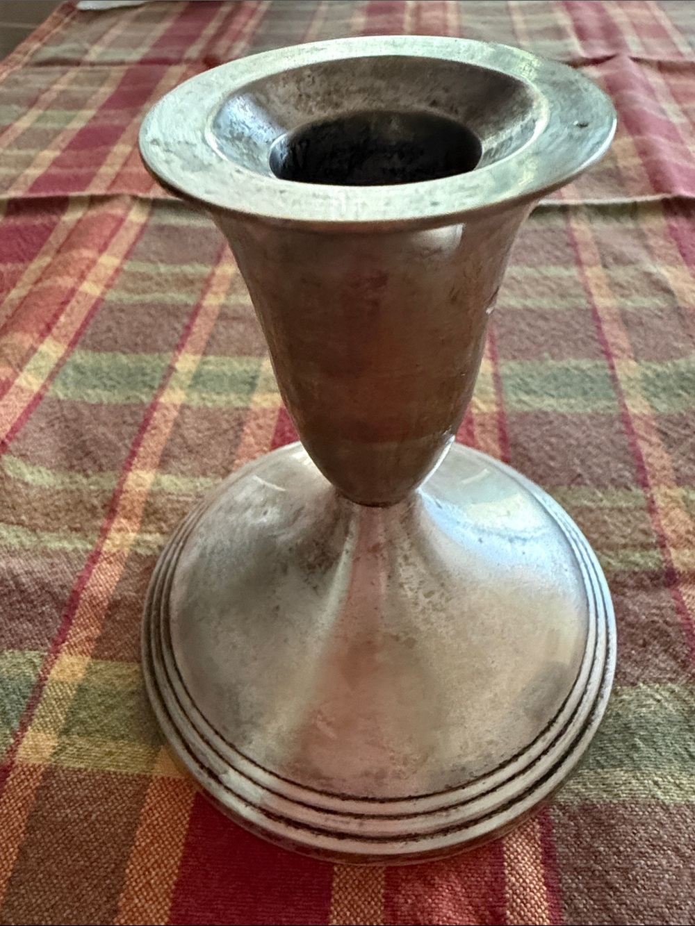 Silver alloy Candlestick Holder